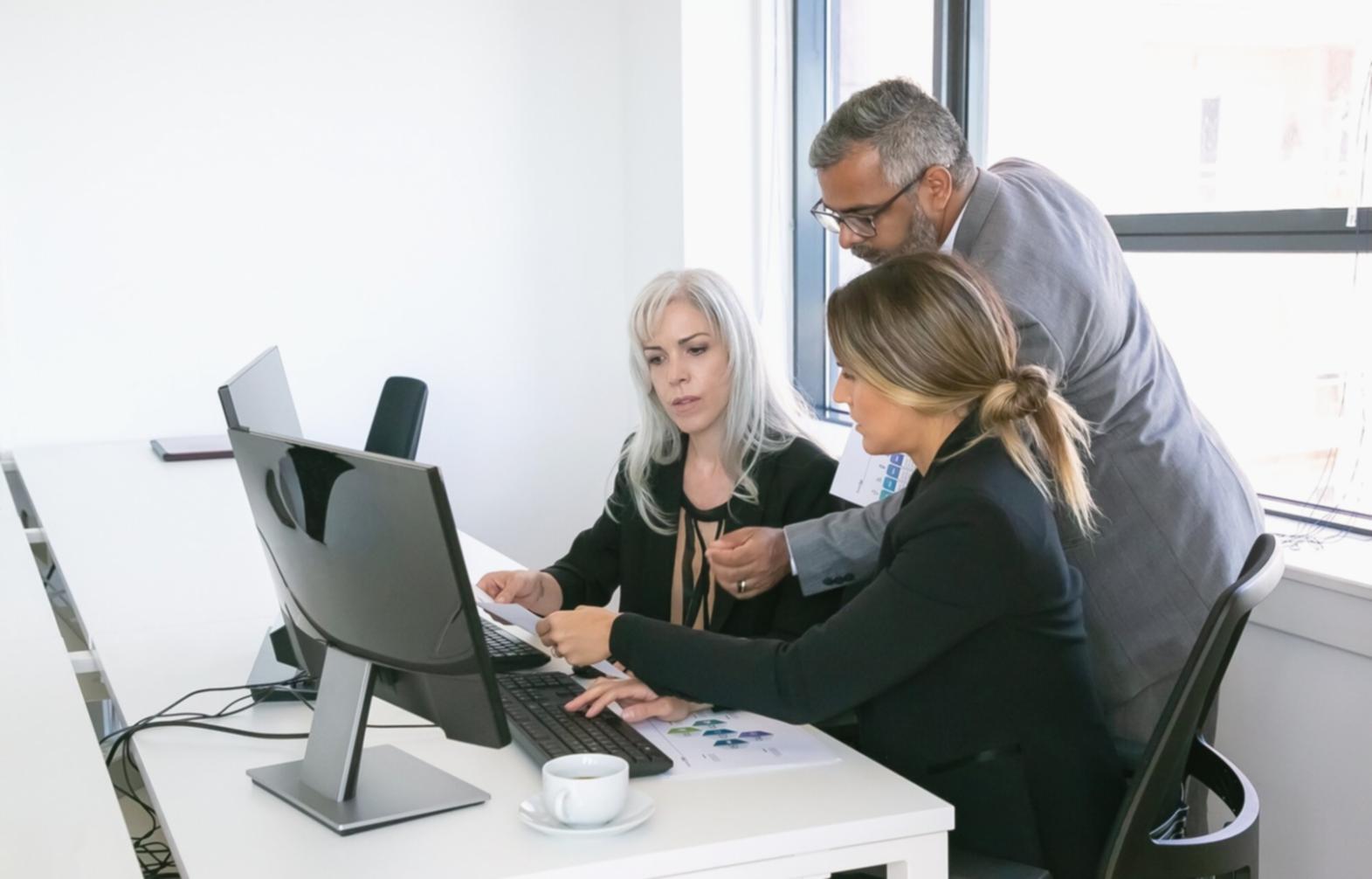 Equipo de sylphoraeno trabajando en estrategias financieras